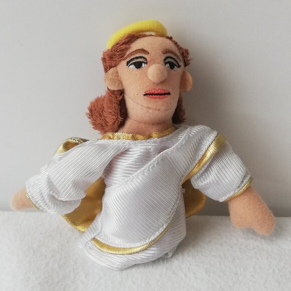 Unemployed Philosophers Finger Puppet Jesus Angel Hillary Clinton Darwin & devil - Picture 5 of 10